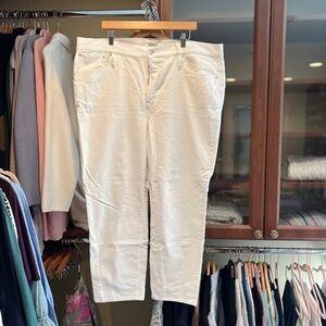 J Crew Corduroy Pant Cream Size 36